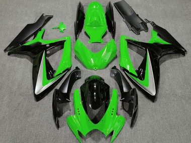 Grün OEM-Stil 2006-2007 Suzuki GSXR 600-750 Motorrad Verkleidungen