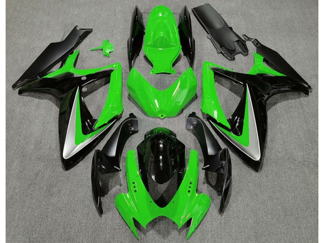 Grün OEM-Stil 2006-2007 Suzuki GSXR 600-750 Motorrad Verkleidungen Grün OEM-Stil 2006-2007 Suzuki GSXR 600-750 Motorrad Verkleidungen