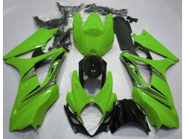 Grün OEM-Stil 2007-2008 Suzuki GSXR 1000 Motorrad Verkleidungen