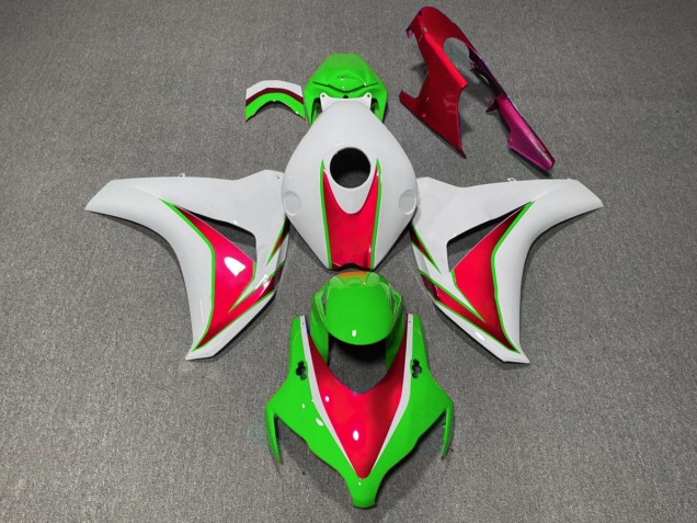 Grün & Rot Glänzend 2008-2011 Honda CBR1000RR Motorrad Verkleidungen Grün & Rot Glänzend 2008-2011 Honda CBR1000RR Motorrad Verkleidungen