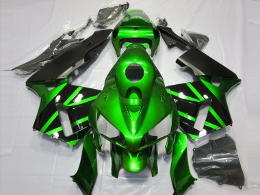 Grün & Schwarz 2005-2006 Honda CBR600RR Motorrad Verkleidungen