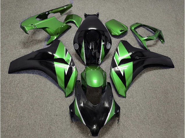Grün & Schwarz 2008-2011 Honda CBR1000RR Motorrad Verkleidungen Grün & Schwarz 2008-2011 Honda CBR1000RR Motorrad Verkleidungen