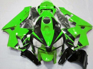 Grün-Schwarz-Design 2005-2006 Honda CBR600RR Motorrad Verkleidungen