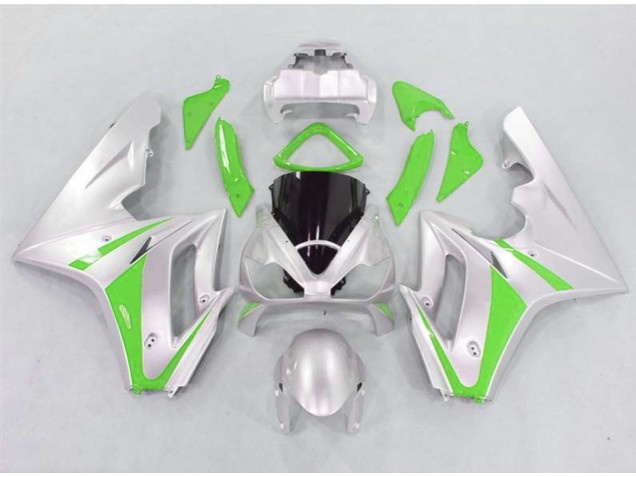 Grün & Silber 2006-2008 Triumph Daytona 675 Motorrad Verkleidungen Grün & Silber 2006-2008 Triumph Daytona 675 Motorrad Verkleidungen
