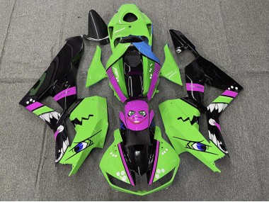 Grüner Hai 2013-2023 Honda CBR600RR Motorrad Verkleidungen