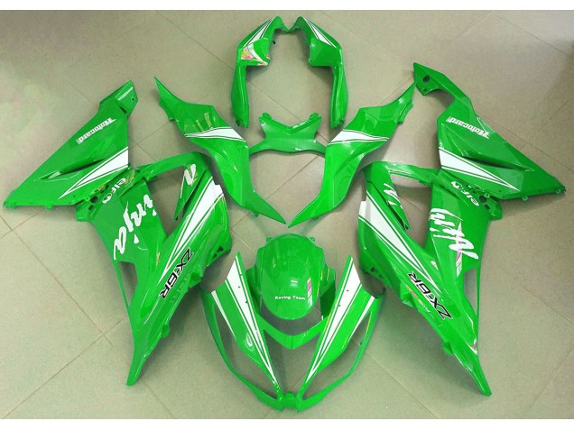 Grüner Ninja 2013-2018 Kawasaki ZX6R Motorrad Verkleidungen Grüner Ninja 2013-2018 Kawasaki ZX6R Motorrad Verkleidungen