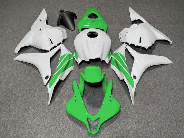 Grüner & Weißer Seitenstreifen 2009-2012 Honda CBR600RR Motorrad Verkleidungen Grüner & Weißer Seitenstreifen 2009-2012 Honda CBR600RR Motorrad Verkleidungen