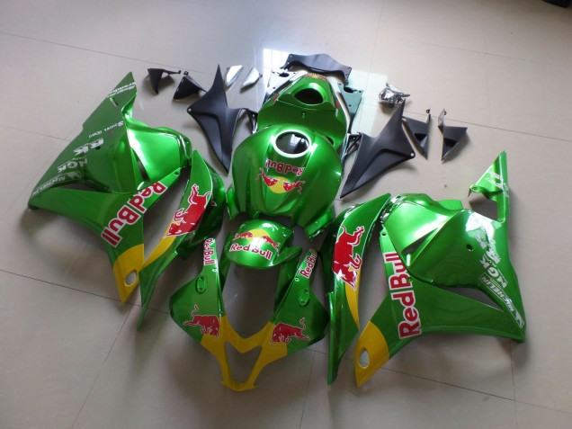 Grünrot Bull 2009-2012 Honda CBR600RR Motorrad Verkleidungen Grünrot Bull 2009-2012 Honda CBR600RR Motorrad Verkleidungen