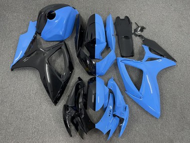 Halbblau & Schwarz 2006-2007 Suzuki GSXR 600-750 Motorrad Verkleidungen