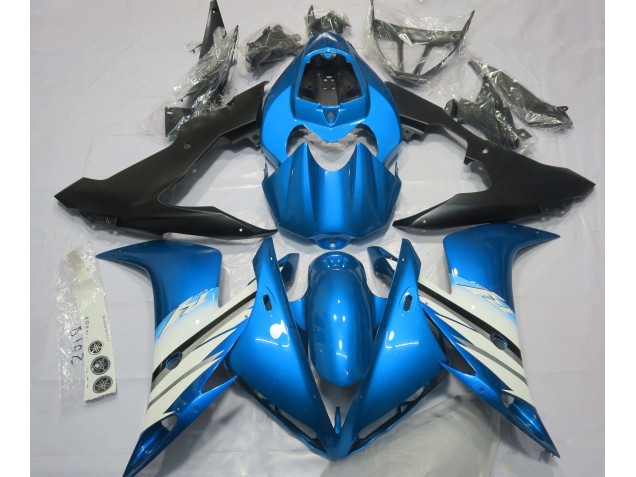 Hellblau & Weiß 2004-2006 Yamaha R1 Motorrad Verkleidungen Hellblau & Weiß 2004-2006 Yamaha R1 Motorrad Verkleidungen
