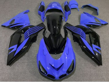 Hellblau 2006-2011 Kawasaki ZX14R Motorrad Verkleidungen