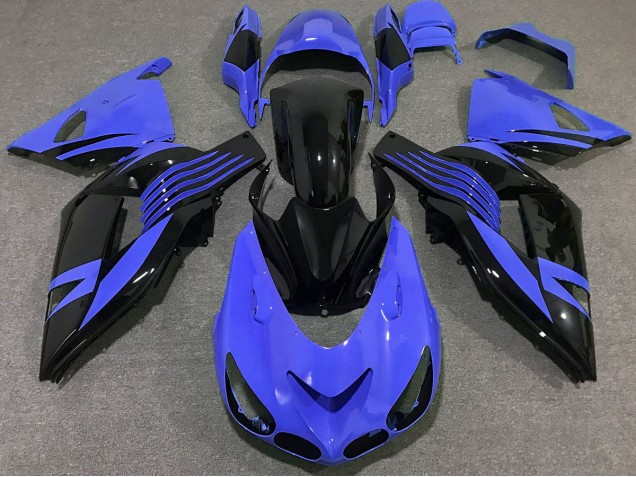 Hellblau 2006-2011 Kawasaki ZX14R Motorrad Verkleidungen