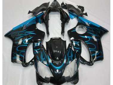 Hellblau Flamme 2004-2007 Honda CBR600 F4i Motorrad Verkleidungen