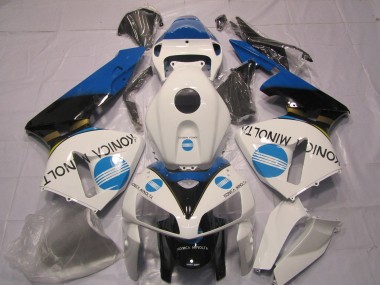 Hellblau Konica Minolta 2005-2006 Honda CBR600RR Motorrad Verkleidungen