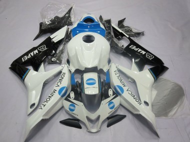 Hellblau Konica Minolta 2007-2008 Honda CBR600RR Motorrad Verkleidungen