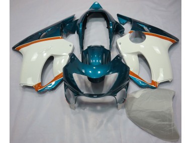 Hellblau & Orange 1999-2000 Honda CBR600 F4 Motorrad Verkleidungen