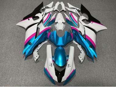 Hellblau & Rosa 2017-2021 Yamaha R6 Motorrad Verkleidungen