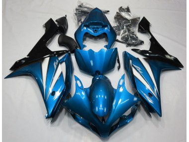 Hellblau Weiß & Schwarz 2007-2008 Yamaha R1 Motorrad Verkleidungen
