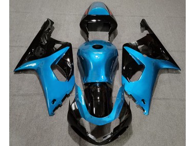 Hellblau & Schwarz Glänzend 2001-2003 Suzuki GSXR 600-750 Motorrad Verkleidungen