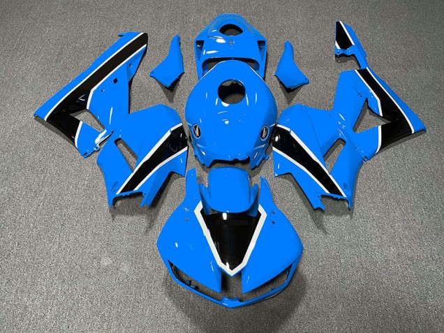 Hellblau & Schwarz Glänzend 2013-2023 Honda CBR600RR Motorrad Verkleidungen Hellblau & Schwarz Glänzend 2013-2023 Honda CBR600RR Motorrad Verkleidungen