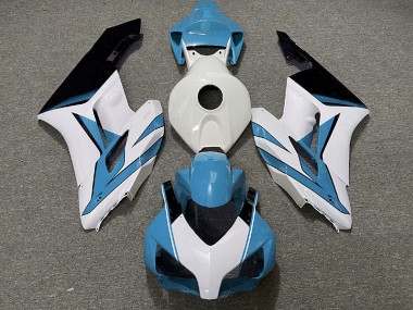 Hellblau-Weiß & Schwarzglanz 2004-2005 Honda CBR1000RR Motorrad Verkleidungen