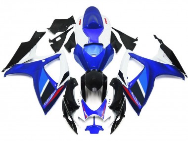 Hellblau & Tiefes Blau OEM Stil Mit Rot 2006-2007 Suzuki GSXR 600-750 Motorrad Verkleidungen