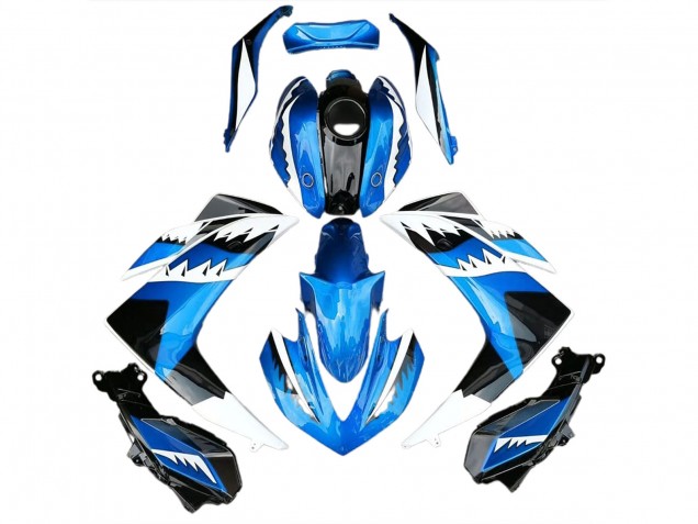 Hellblauer Hai 2015-2018 Yamaha R3 Motorrad Verkleidungen Hellblauer Hai 2015-2018 Yamaha R3 Motorrad Verkleidungen