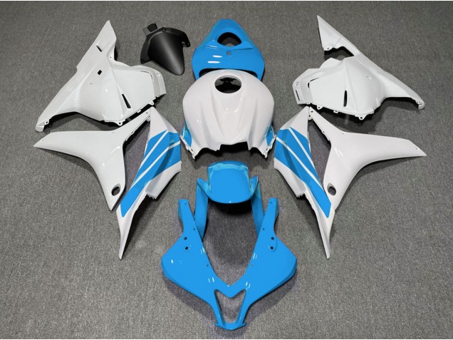 Hellblauer & Weißer Seitenstreifen 2009-2012 Honda CBR600RR Motorrad Verkleidungen Hellblauer & Weißer Seitenstreifen 2009-2012 Honda CBR600RR Motorrad Verkleidungen