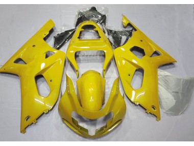 Helles Gelb 2001-2003 Suzuki GSXR 600-750 Motorrad Verkleidungen
