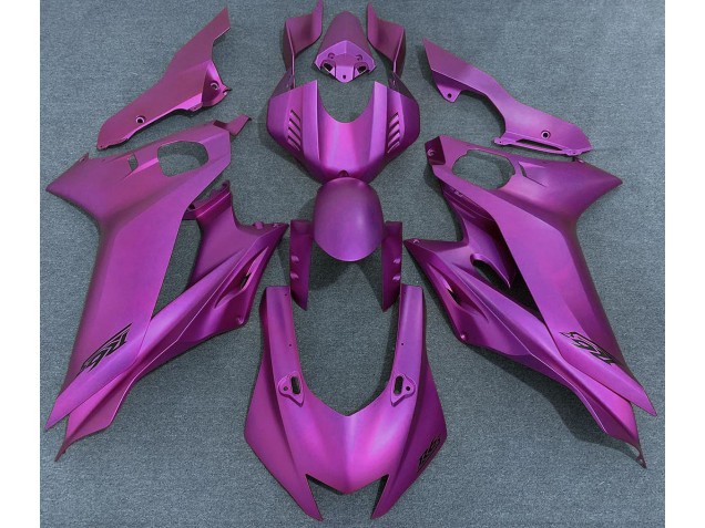 Helles Lila Matt 2017-2021 Yamaha R6 Motorrad Verkleidungen Helles Lila Matt 2017-2021 Yamaha R6 Motorrad Verkleidungen