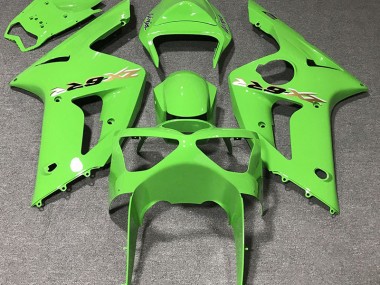 Hellgrün 2003-2004 Kawasaki ZX6R Motorrad Verkleidungen