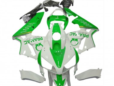 Hellgrün & Weiß Pramac 2005-2006 Honda CBR600RR Motorrad Verkleidungen