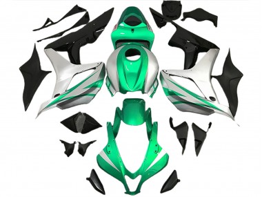 Hellgrün & Silber OEM Stil 2007-2008 Honda CBR600RR Motorrad Verkleidungen