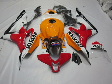 Hellorange & Weiß Repsol 2007-2008 Honda CBR600RR Motorrad Verkleidungen