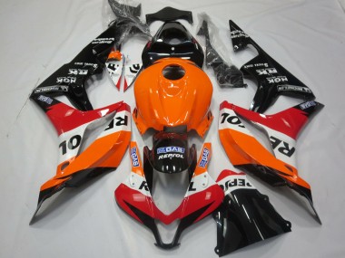 Hellorange Repsol 2007-2008 Honda CBR600RR Motorrad Verkleidungen