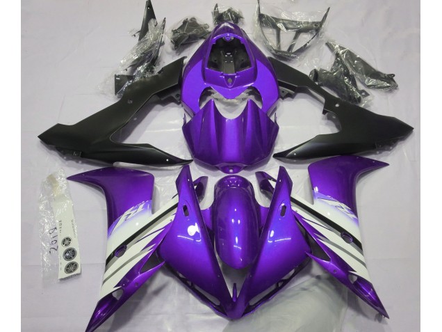Hellviolett & Weiß 2004-2006 Yamaha R1 Motorrad Verkleidungen Hellviolett & Weiß 2004-2006 Yamaha R1 Motorrad Verkleidungen