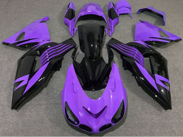 Hellviolett 2006-2011 Kawasaki ZX14R Motorrad Verkleidungen Hellviolett 2006-2011 Kawasaki ZX14R Motorrad Verkleidungen