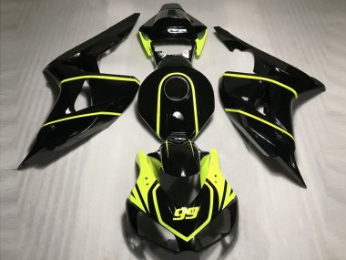 High Viz & Schwarz Cbr 2006-2007 Honda CBR1000RR Motorrad Verkleidungen