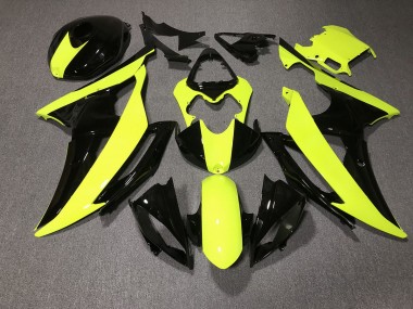 High Viz & Schwarz Custom 2008-2016 Yamaha R6 Motorrad Verkleidungen