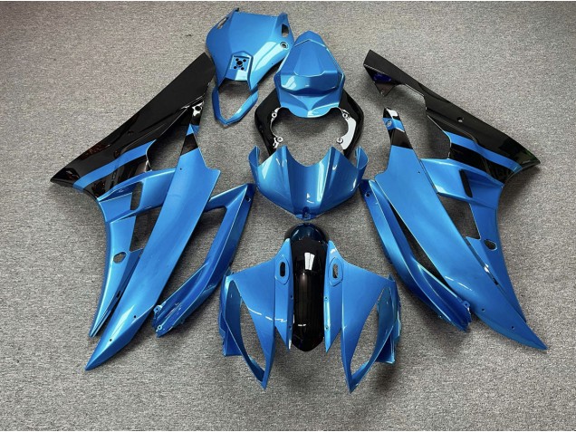 Himmelblau & Schwarz 2006-2007 Yamaha R6 Motorrad Verkleidungen Himmelblau & Schwarz 2006-2007 Yamaha R6 Motorrad Verkleidungen