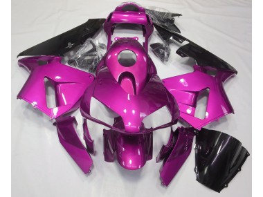 Hot Pink Schlicht 2003-2004 Honda CBR600RR Motorrad Verkleidungen
