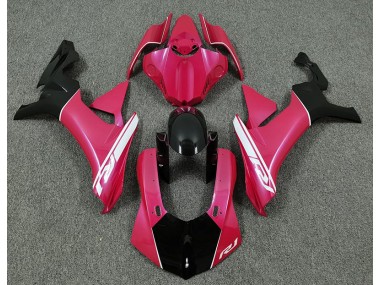 Hot Pink & Schwarz 2015-2019 Yamaha R1 Motorrad Verkleidungen