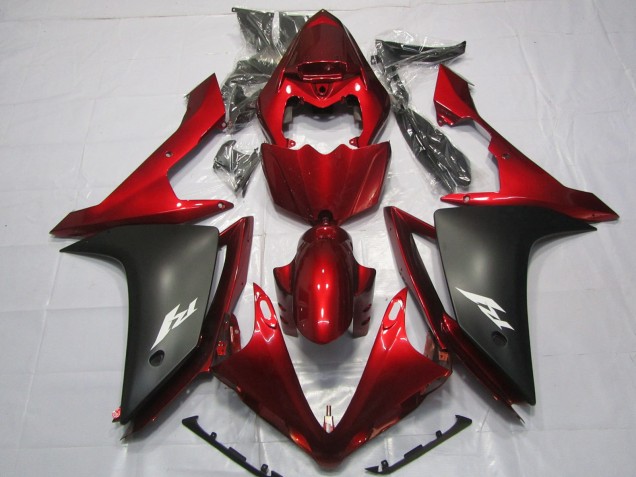 Kastanienbraun & Matt 2007-2008 Yamaha R1 Motorrad Verkleidungen Kastanienbraun & Matt 2007-2008 Yamaha R1 Motorrad Verkleidungen