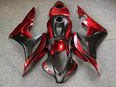 Kastanienbraun Rot 2007-2008 Honda CBR600RR Motorrad Verkleidungen