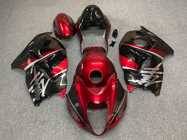 Kastanienbraun & Schwarz 1997-2007 Suzuki GSXR 1300 Motorrad Verkleidungen Kastanienbraun & Schwarz 1997-2007 Suzuki GSXR 1300 Motorrad Verkleidungen