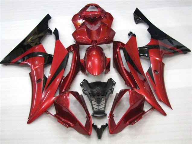 Kastanienbraun Schwarz 2008-2016 Yamaha R6 Motorrad Verkleidungen Kastanienbraun Schwarz 2008-2016 Yamaha R6 Motorrad Verkleidungen