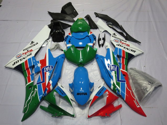 Klassisch Dunlop 2006-2007 Yamaha R6 Motorrad Verkleidungen Klassisch Dunlop 2006-2007 Yamaha R6 Motorrad Verkleidungen