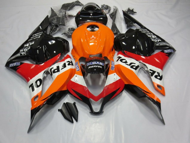Klassischer Repsol Stil 2009-2012 Honda CBR600RR Motorrad Verkleidungen Klassischer Repsol Stil 2009-2012 Honda CBR600RR Motorrad Verkleidungen