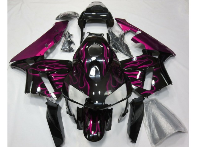 Knallpink Flamme 2003-2004 Honda CBR600RR Motorrad Verkleidungen Knallpink Flamme 2003-2004 Honda CBR600RR Motorrad Verkleidungen