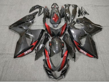 Kohlefaser Rot 2009-2016 Suzuki GSXR 1000 Motorrad Verkleidungen